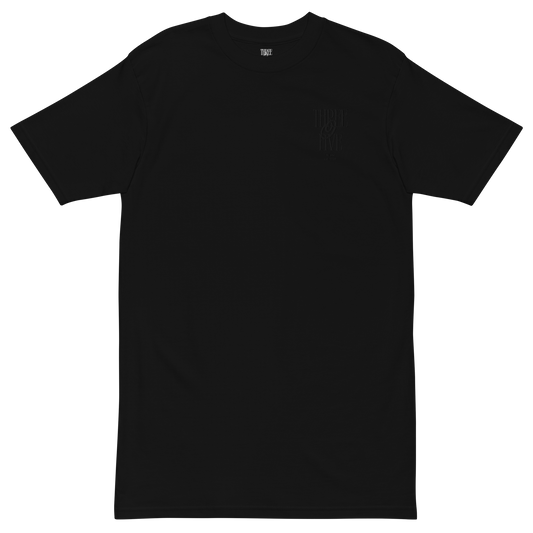 Black Tee Heavyweight Embroidered - Three O Five