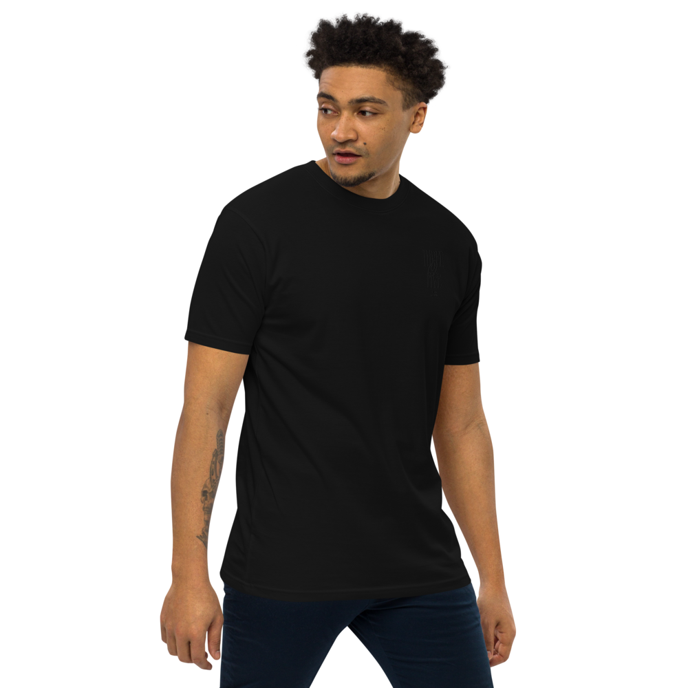 Black Tee Heavyweight Embroidered - Three O Five